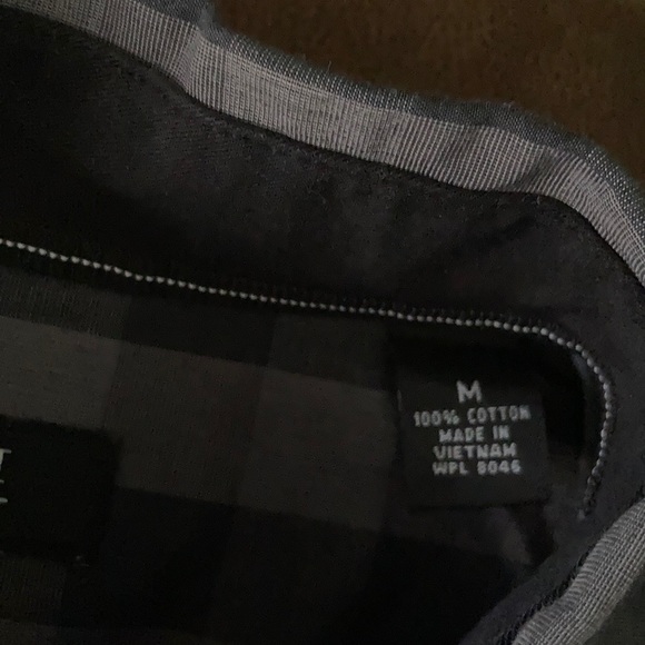 ALFANI checkered button up - Picture 4 of 6